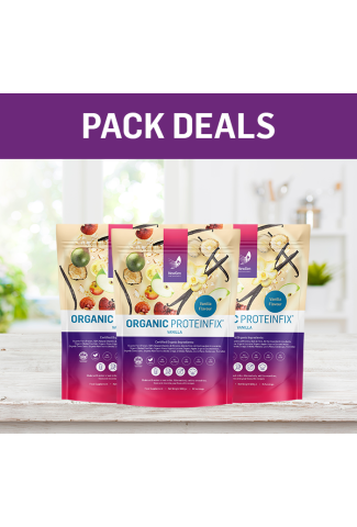 3 x Organic ProteinFix Vanilla - Pack Deal!